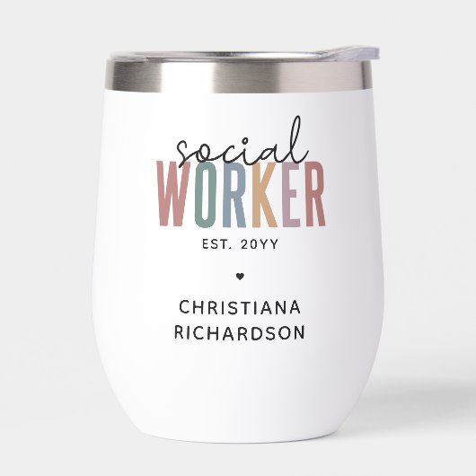 Eigen naam sociale werknemers afstuderen cadeaus (Links)