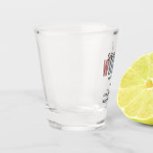 Eigen naam sociale werknemers afstuderen cadeaus shot glas (Links)