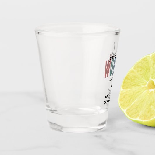 Eigen naam sociale werknemers afstuderen cadeaus shot glas (Links)