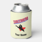 Eigen naam Subeerheld Beer Bottle Cooler (Blikje Voorkant)
