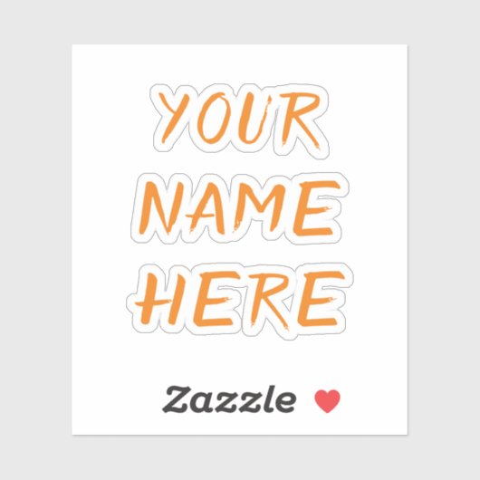 Eigen naam Tekst script Unisex Helmet Stickers (Vel)