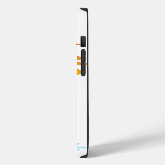 Eigen naam Tropical Island Sunset Case-Mate iPhone Case (Achterkant / Links)