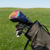 Eigen naam Tropical Island Sunset Golfheadcover (Insitu)