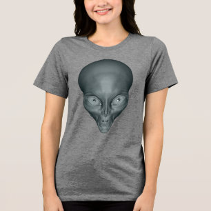 Eigen naam UFO Alien-shirten en -jassen Tri-Blend Shirt