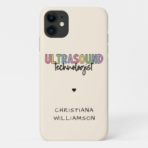 Eigen naam Ultrasound Technologist Giften iPhone 11 Hoesje