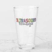 Eigen naam Ultrasound Technologist Giften Glas (Voorkant)