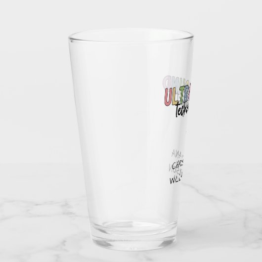 Eigen naam Ultrasound Technologist Giften Glas (Rechts)