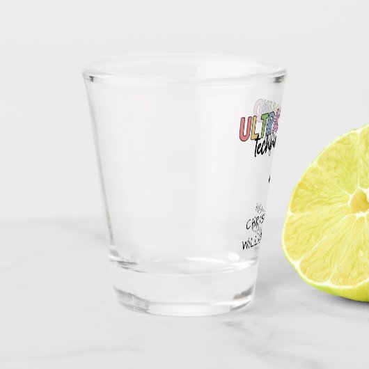Eigen naam Ultrasound Technologist Giften Shot Glas (Links)