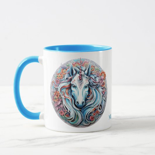 Eigen naam Unicorn Mok (Links)