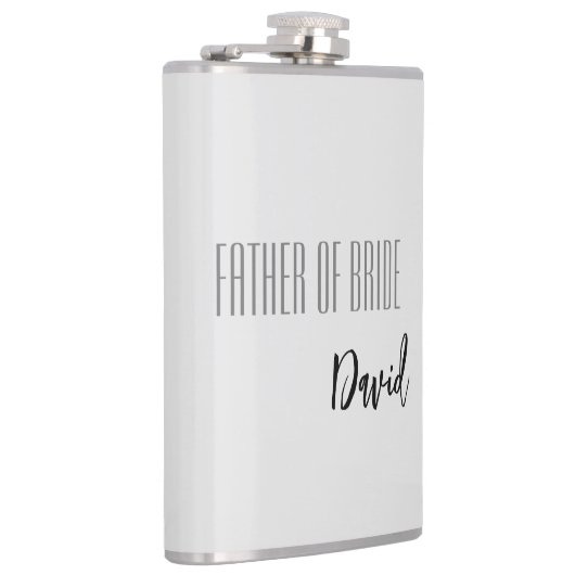 Eigen naam vader van de bridekolf heupfles (Rechts)