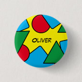 Eigen naam ventilator en kleurrijke Button (Voorkant)