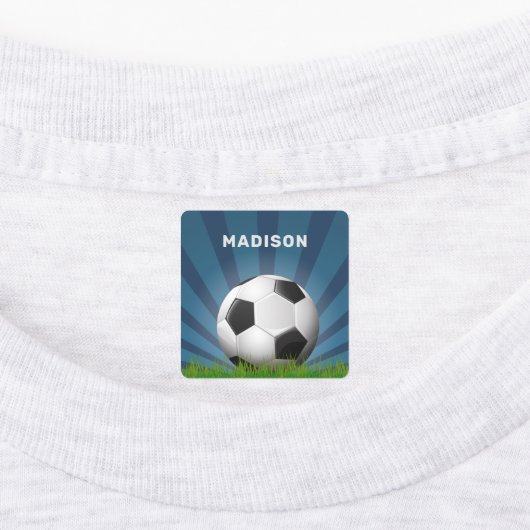 Eigen naam Voetballabels Labels (Aangebracht)