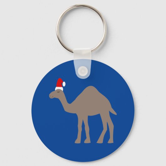 Eigen naam voor kerstkamel sleutelhanger (Voorkant)