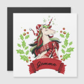 Eigen naam voor kerstmis unicorn (Voorkant / Achterkant)