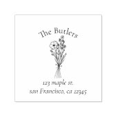 Eigen naam Zelfinking Retouradres Stempel (Design)