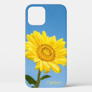 Eigen naam Zonnebloemetjes iPhone 12 Pro Hoesje