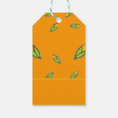 Eigen naammais op sinaasappel cadeaulabel (Achterkant)