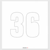 Eigen nummer recycling vuilnisbakadres sticker (Vel)