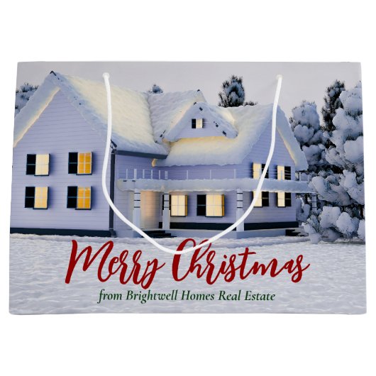 Eigen onroerend goed voor kerstmis groot cadeauzakje (Voorkant)