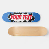 Eigen ontwerpskateboard voor cadeauskateboard van  skateboard (Horizontaal)