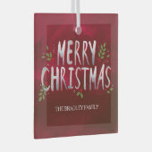 Eigen Ornament voor prettige kerstdagen (Voorkant Rechts)