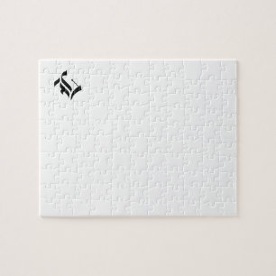 Eigen oude Engelse lettertypeletter (bv. L voor Le Legpuzzel