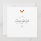 Eigen paarse foto's en cute Elf-kerstmis (Achterkant)