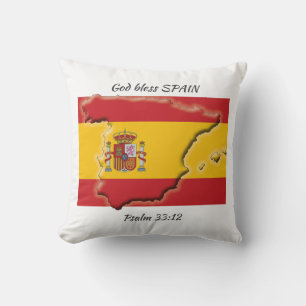 Eigen patriottische VLAG SPANJE Kussen
