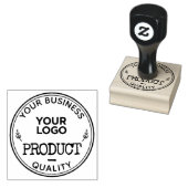 Eigen productlabel voor logo 	rubberstempel (Gestempeld)