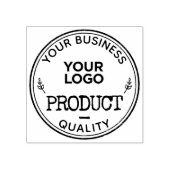 Eigen productlabel voor logo 	rubberstempel (Afrduk)