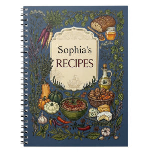 Eigen receptenboek, cadeau voor haar/hij/moeder notitieboek