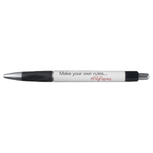 Eigen regels maken pen