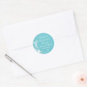 Eigen Robin Egg Blue Wedding Favor Label (Envelop)