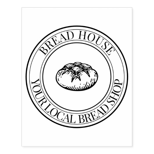 Eigen Rubberstempel voor bedrijven Rubberstempel (Afrduk)