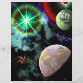 Eigen ruimtebrochures voor ruimtecentrarium flyer (Achterkant)