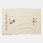 Eigen Santa Hummingbird Theedoek (Horizontaal)