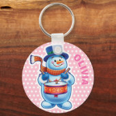 Eigen sleutelfiguren voor kerstmis. sleutelhanger (Voorkant)