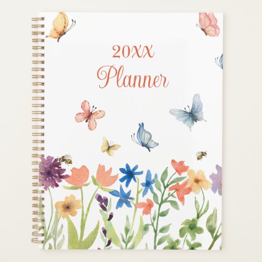 Eigen staartbloemen en vlinderbloemigen planner (Voorkant)