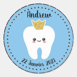 Eigen sticker Eerste Dent Bébé Garçon