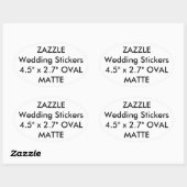 Eigen Stickers voor bruiloft (Vel)