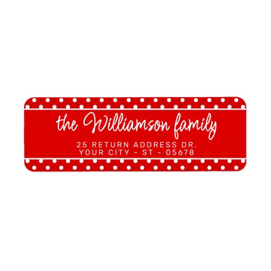 Eigen stijlvolle typografie Elegant Script Label (Voorkant)