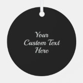 Eigen tekst Chicken Paella Metalen Ornament (Achterkant)