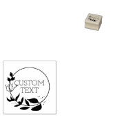 Eigen tekst Rubber Stempel (Gestempeld)