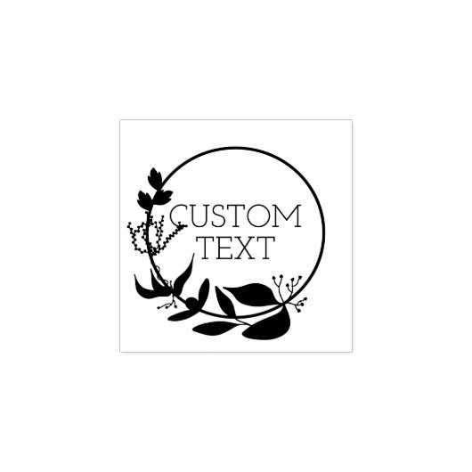 Eigen tekst Rubber Stempel (Afrduk)