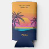 Eigen tekst Tropische Island Sunset (Achterkant)