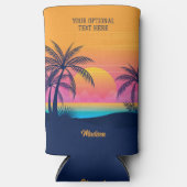 Eigen tekst Tropische Island Sunset (Voorkant)