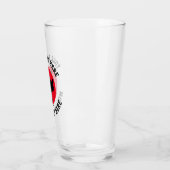 Eigen vechtkunsten karate schoppen drink glas (Links)