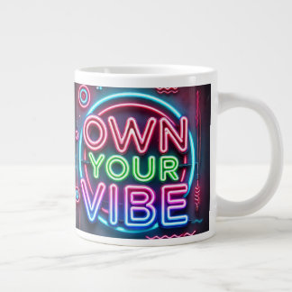 Eigen vibe - Neon Jumbo Mok