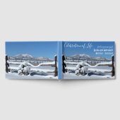 Eigen viering van de sneeuwscène in de winter, ver gastenboek (Volledig)