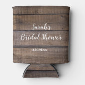 Eigen Vrijgezellenfeest voor bijtende hout Blikjeskoeler (Voorkant)